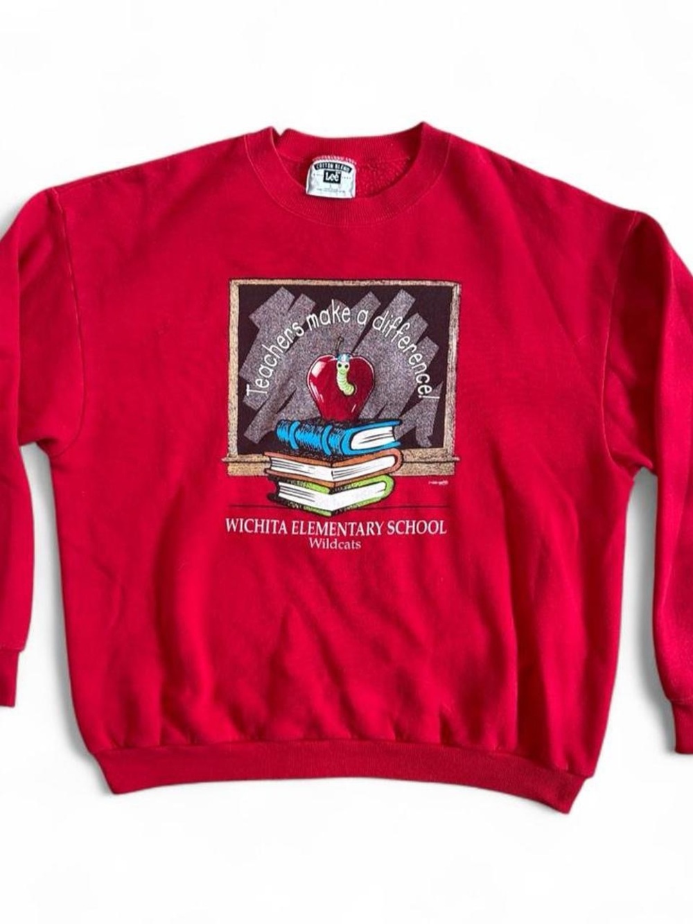 Vintage 1996 Teachers Make a Difference Wichita Sweatshirt